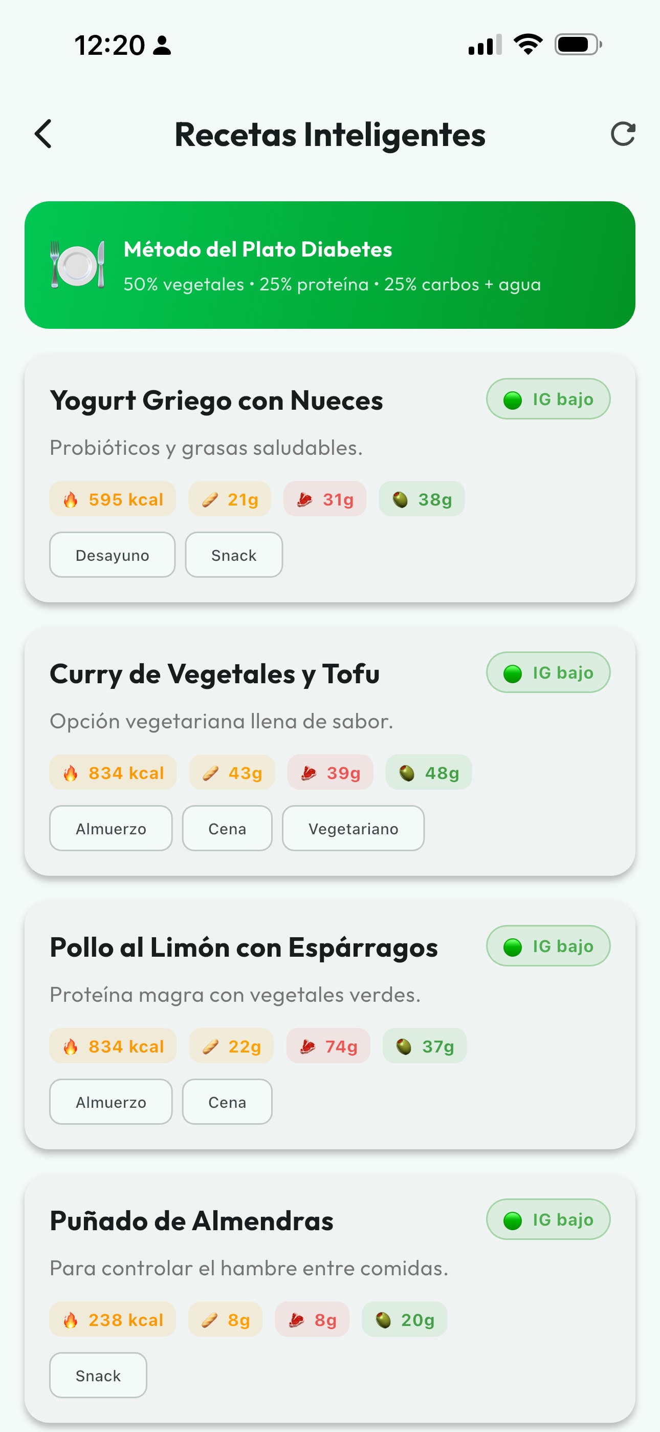Screenshot 1 of GlucoCoach