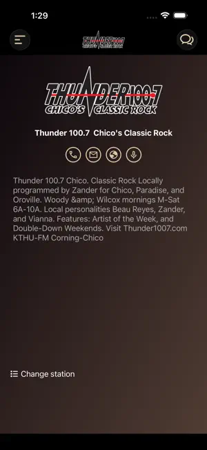 Thunder 100.7 Chico screenshot 3