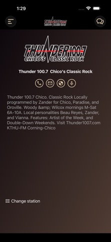 Thunder 100.7 Chico Screenshot 3 of 5