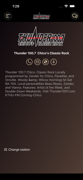 Thunder 100.7 Chico Screenshot 3 of 5