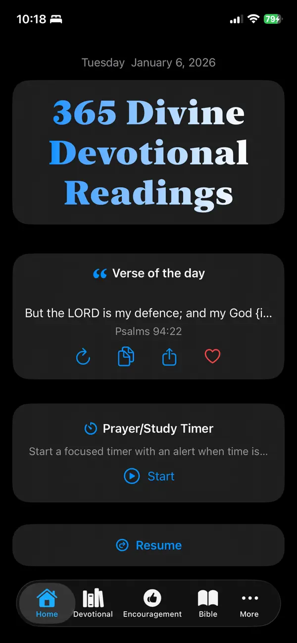 Screenshot #1 pour 365 Devotional