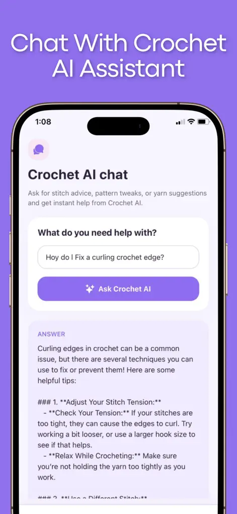 Crochet AI Identifier Patterns - Reference App | MWM