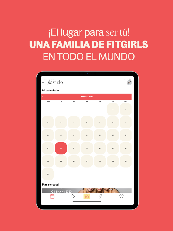 Fit App by Tania de Alba iPad screenshot 2 - Health & Fitness app