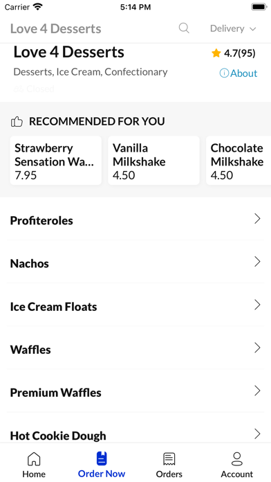 Love 4 Desserts Screenshot