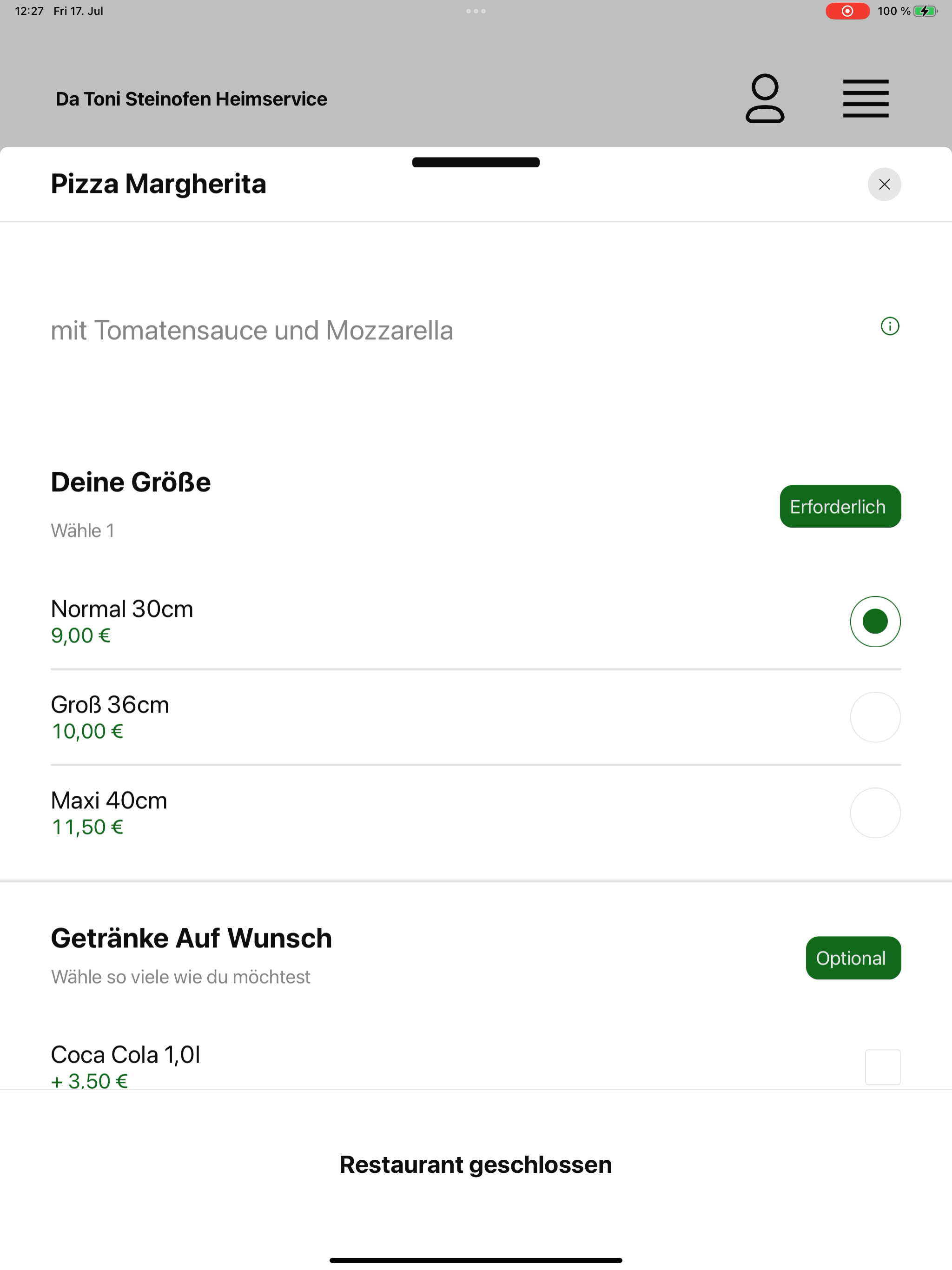 Da Toni Steinofen Heimservice screenshot 15