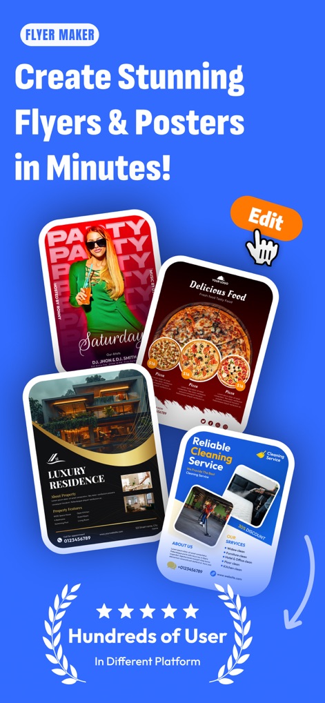 Poster Maker, Flyer Creator - Graphics & Design App | MWM
