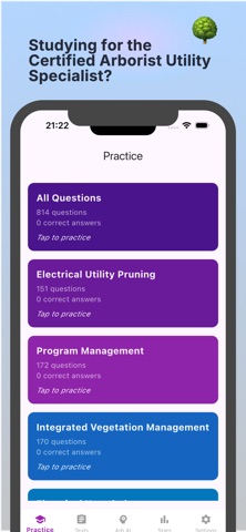 Utility Arborist Flashcards Screenshot 1 of 5