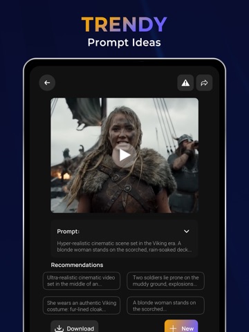 AI Video Generator - Sorix AI iPad screenshot