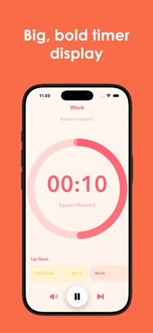 Tabata Timer - Roundly Screenshot 2 of 7