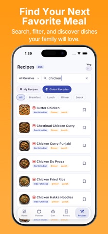 Cooking Planner Assistant iPhone screenshot