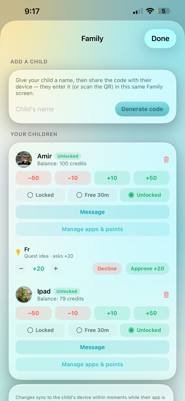 iPhone screenshot