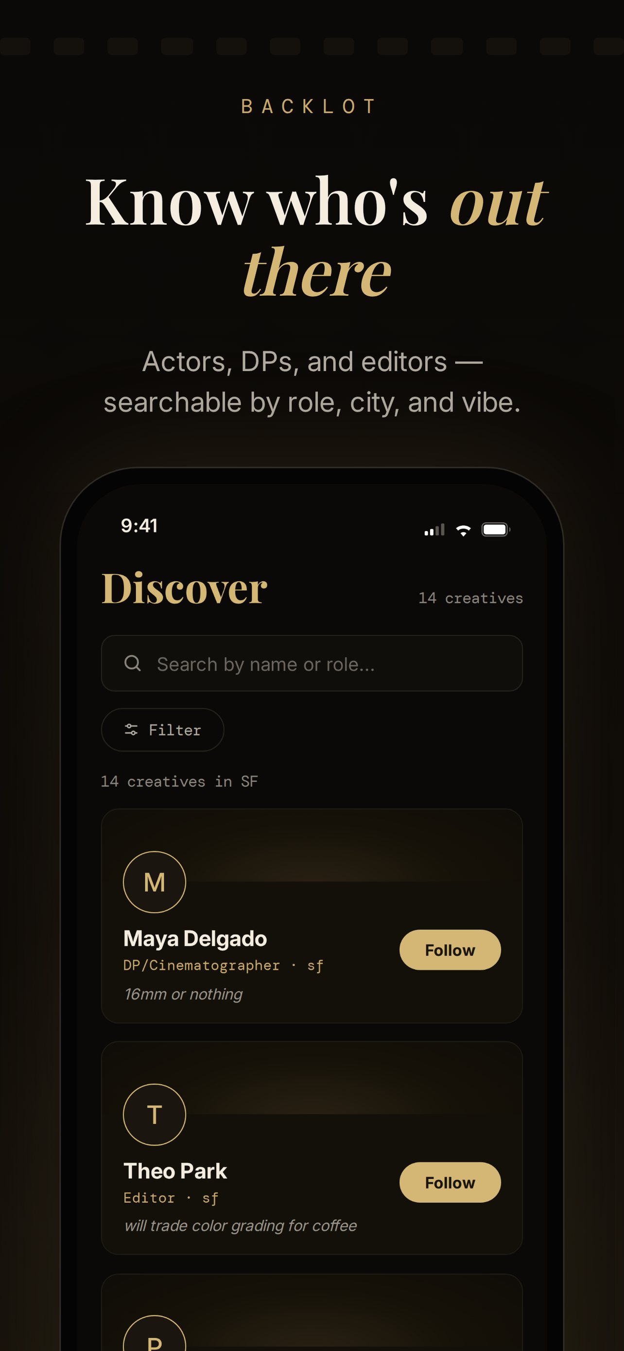 Backlot - Find Your Crew screenshot 4
