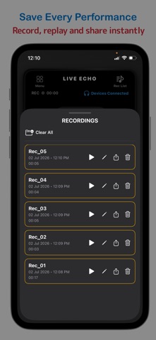 LiveMic Vocal Recording Studio Screenshot 3 of 3
