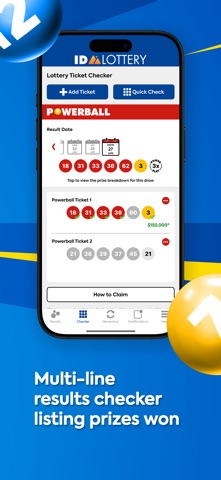 Idaho Lottery Numbers iPhone screenshot