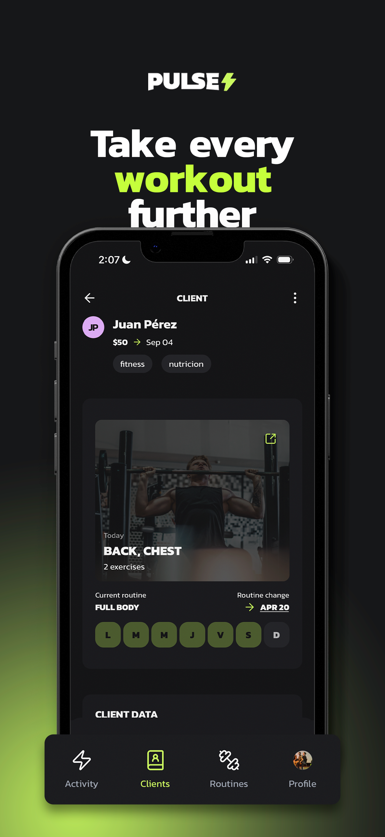 Pulse: Personal Trainers screenshot 3
