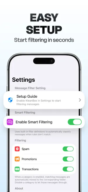 KleanBox: Spam SMS Blocker screenshot 3