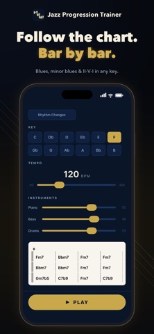Jazz Progression Trainer Screenshot 2 of 3