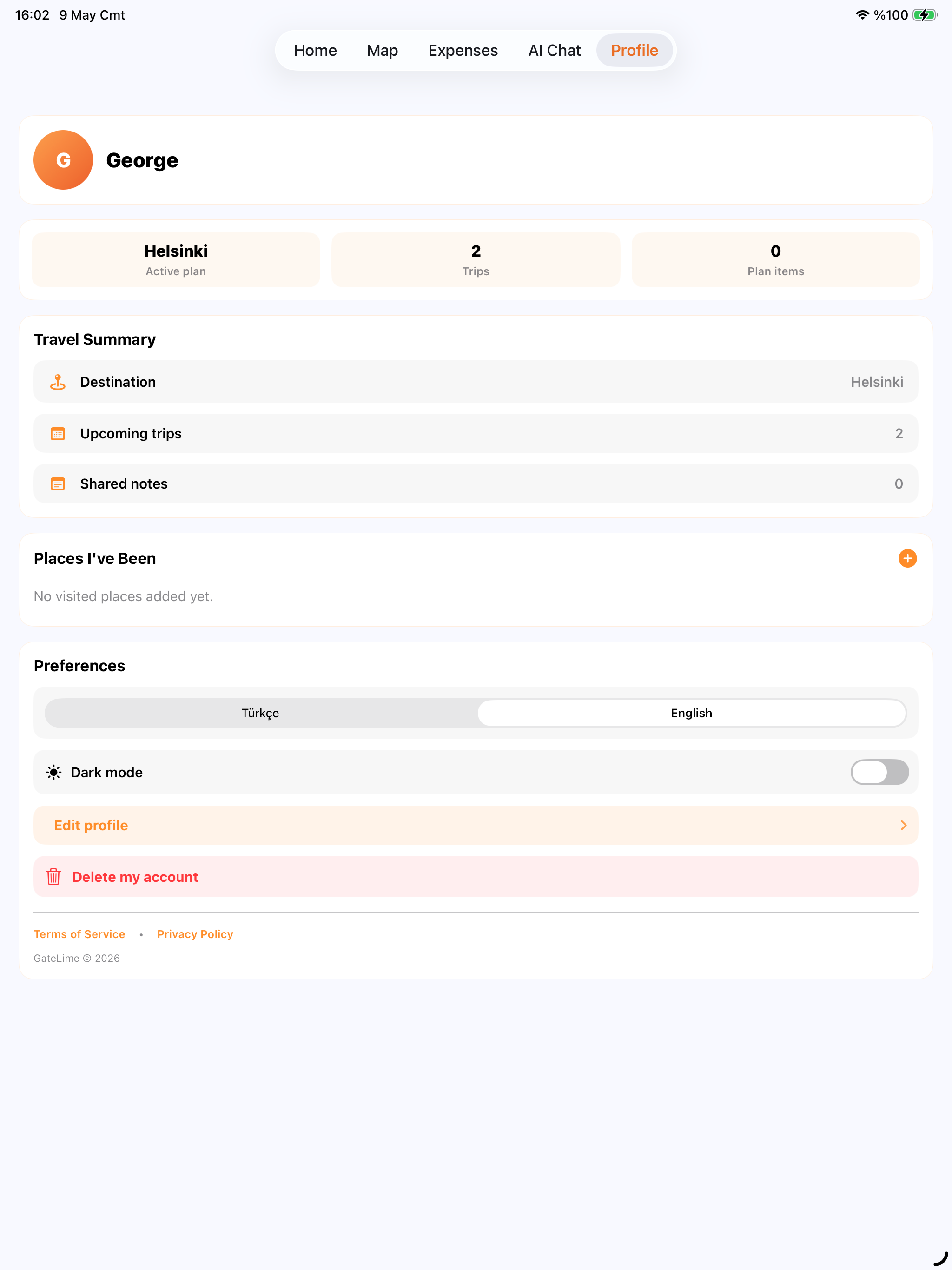 GateLime: Plan Trips Together