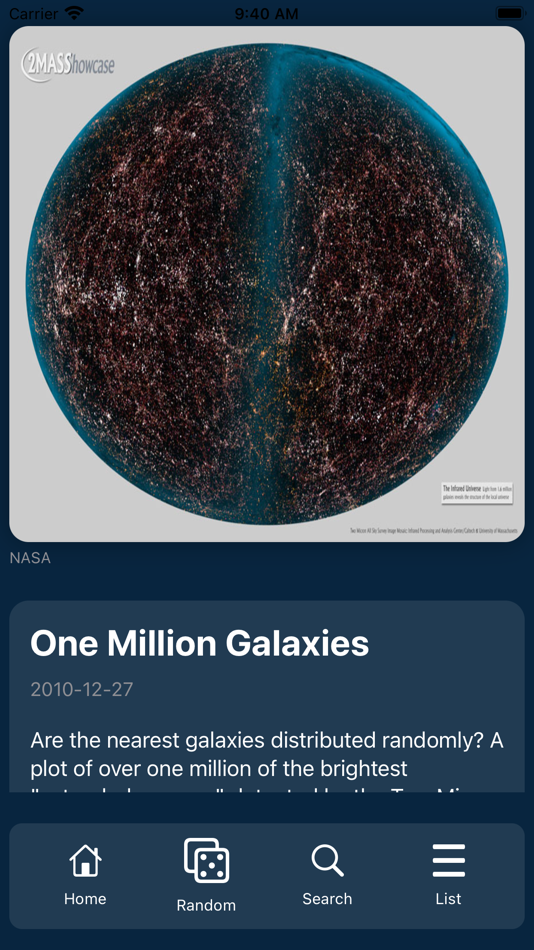 #3. AstroPic - APOD (iOS) 由: Ron Tabachnik
