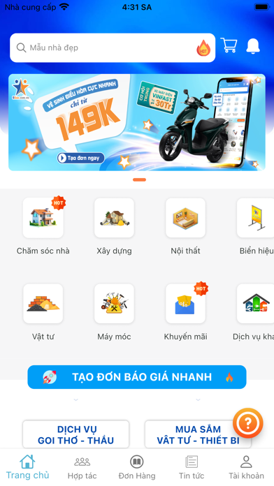 5 Sao - xây dựng, gọi thợ 5Sao Screenshot