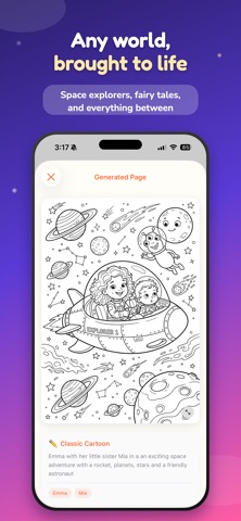 Kids Coloring Pages: MagiColor iPhone screenshot