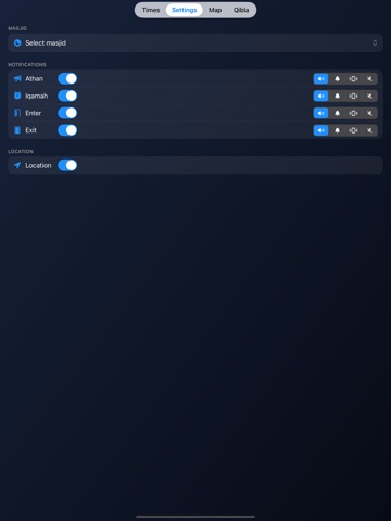 Iqamah Times iPad screenshot