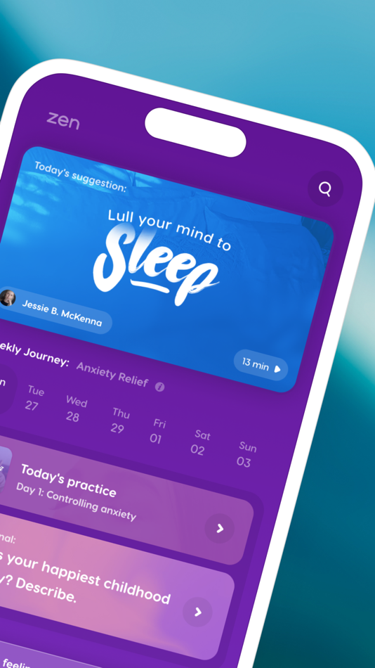 #2. Zen: Guided Meditation & Sleep (iOS) 由: MoveNext, Ltd