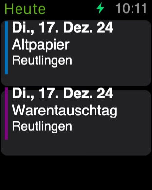 Apple Watch screenshot