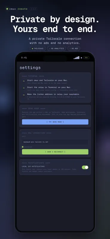 Cmux Remote screenshot 5 of 5