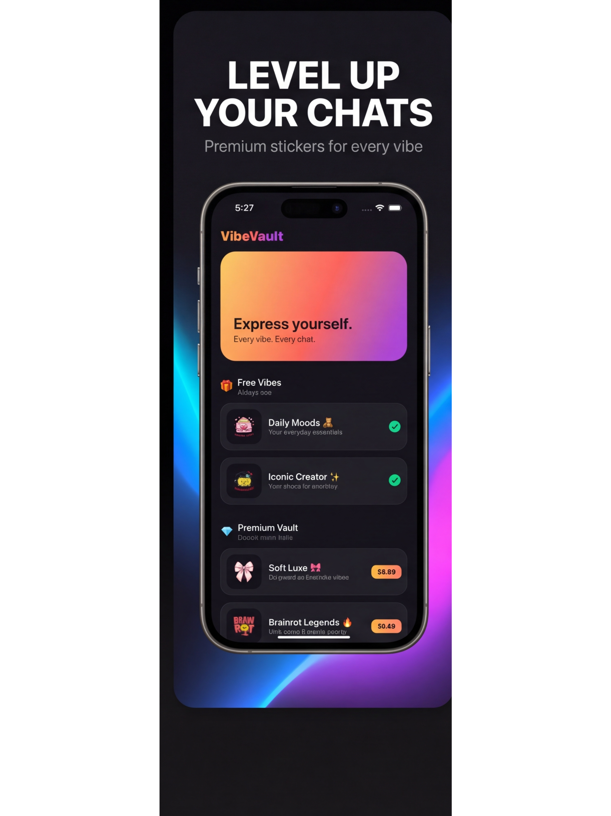 VibeVault: Stickers & Emoji screenshot 6