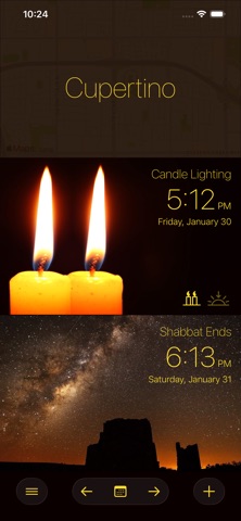 Shabbat Times screenshot