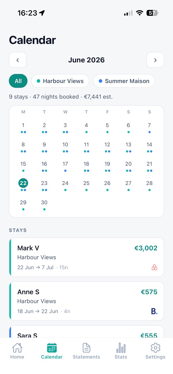 iPhone screenshot