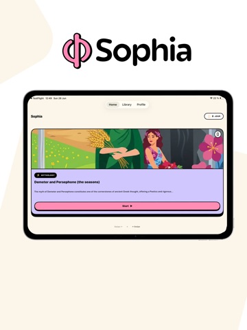 Sophia : Culture Générale iPad screenshot 2