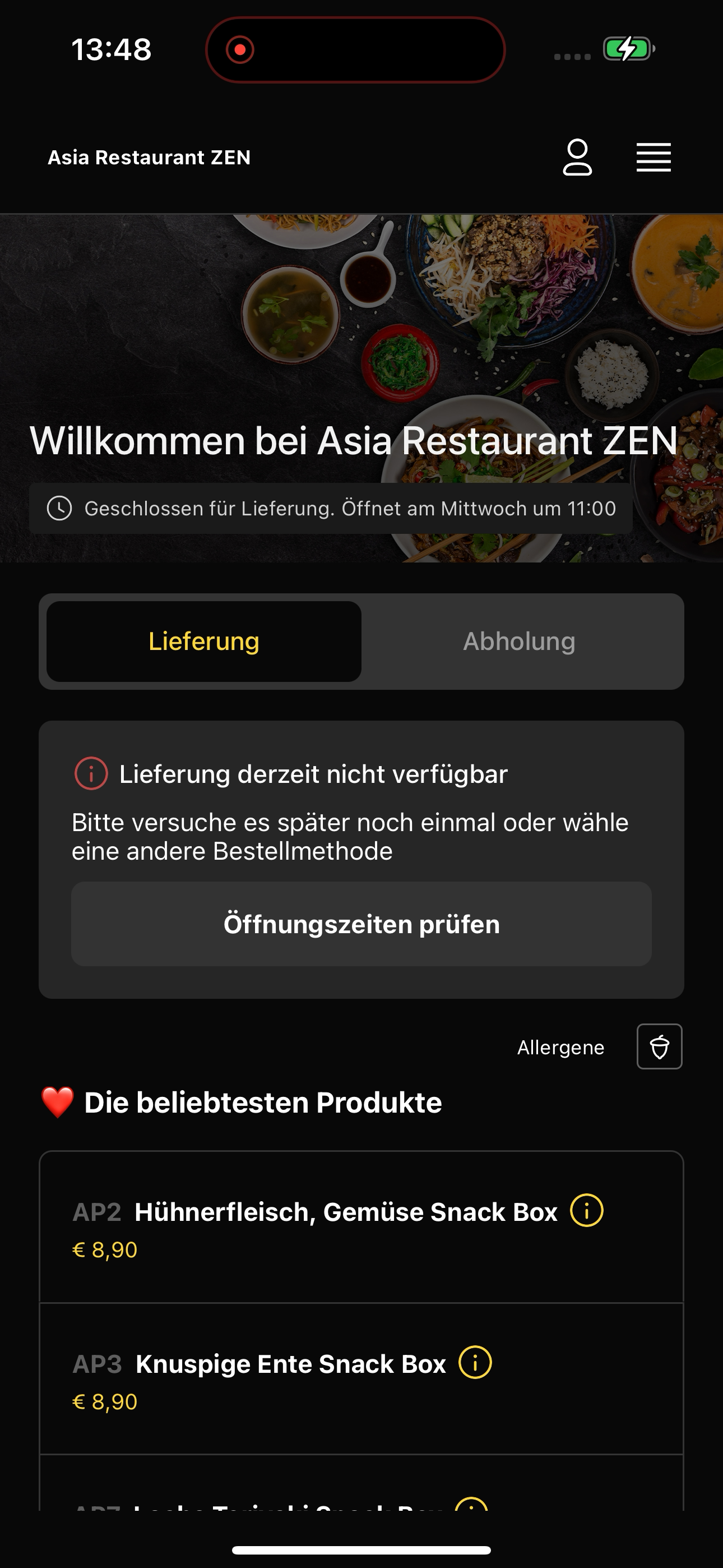 Asia Restaurant ZEN screenshot 6