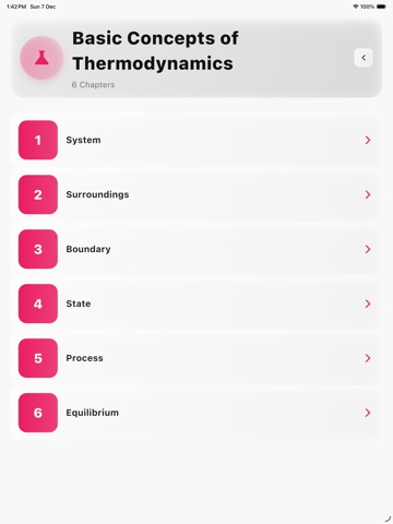 Thermodynamics Quiz iPad screenshot