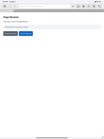 iFox Browser iPad screenshot