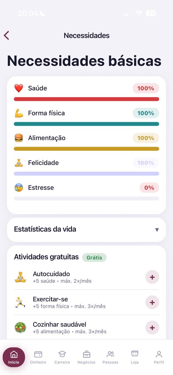 LiSi - Life Simulator iOS Mod IPA screenshot 7 - iOS game interface