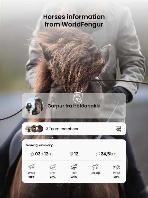 HorseDay | Equestrian tracker iPad screenshot 2 - Sports app
