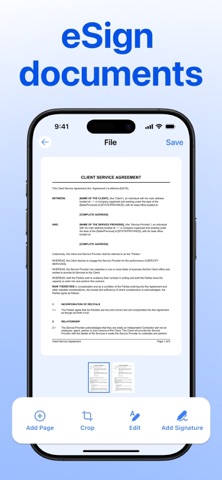 eSign: Digital Signature‧ iPhone screenshot