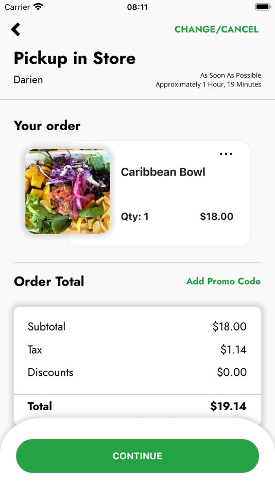 #6. Greens on the Go (iOS) بواسطة: Greens on the Go