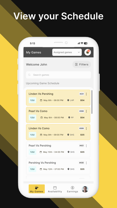 Refr Sports iPhone screenshot 2 - Sports app