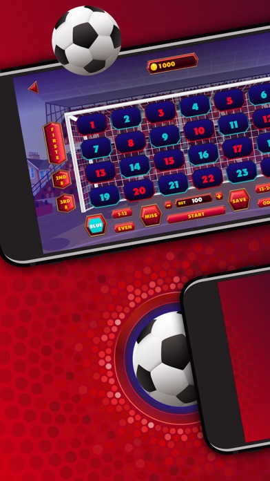Neon Vegas Football Roulette Screenshot