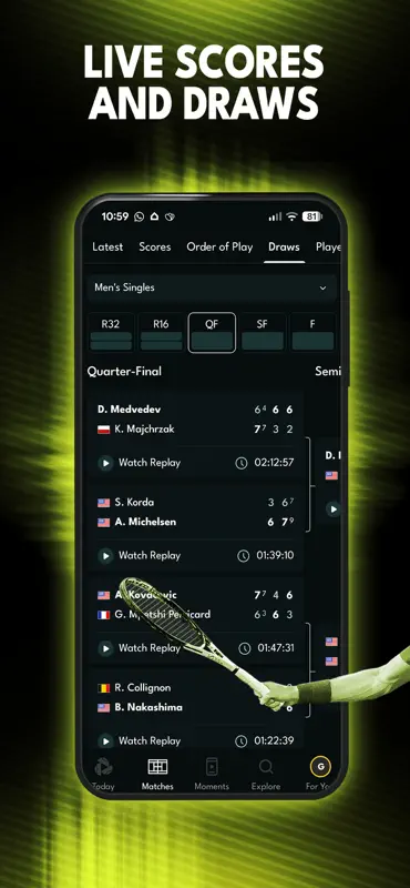 Tennis TV - Live Streaming screenshot 4 of 7