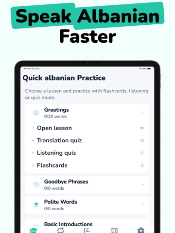 Learn Albanian For Beginners iPad screenshot