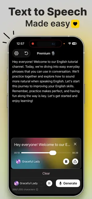 VoiceClone AI-Multilingual TTS screenshot 2