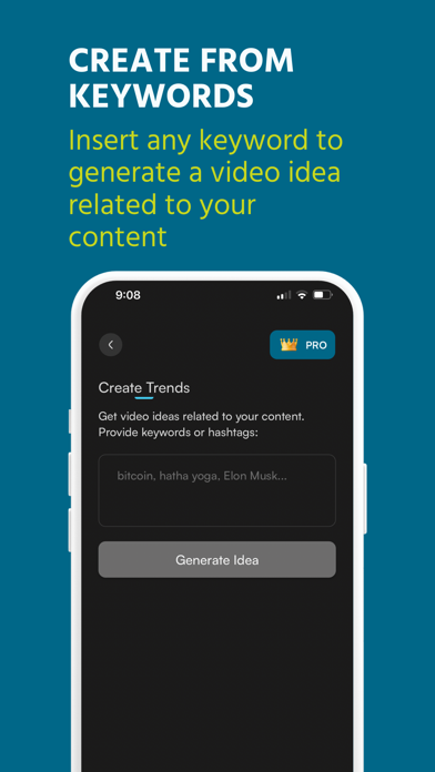 Nextwave Trends Idea Generator Screenshot