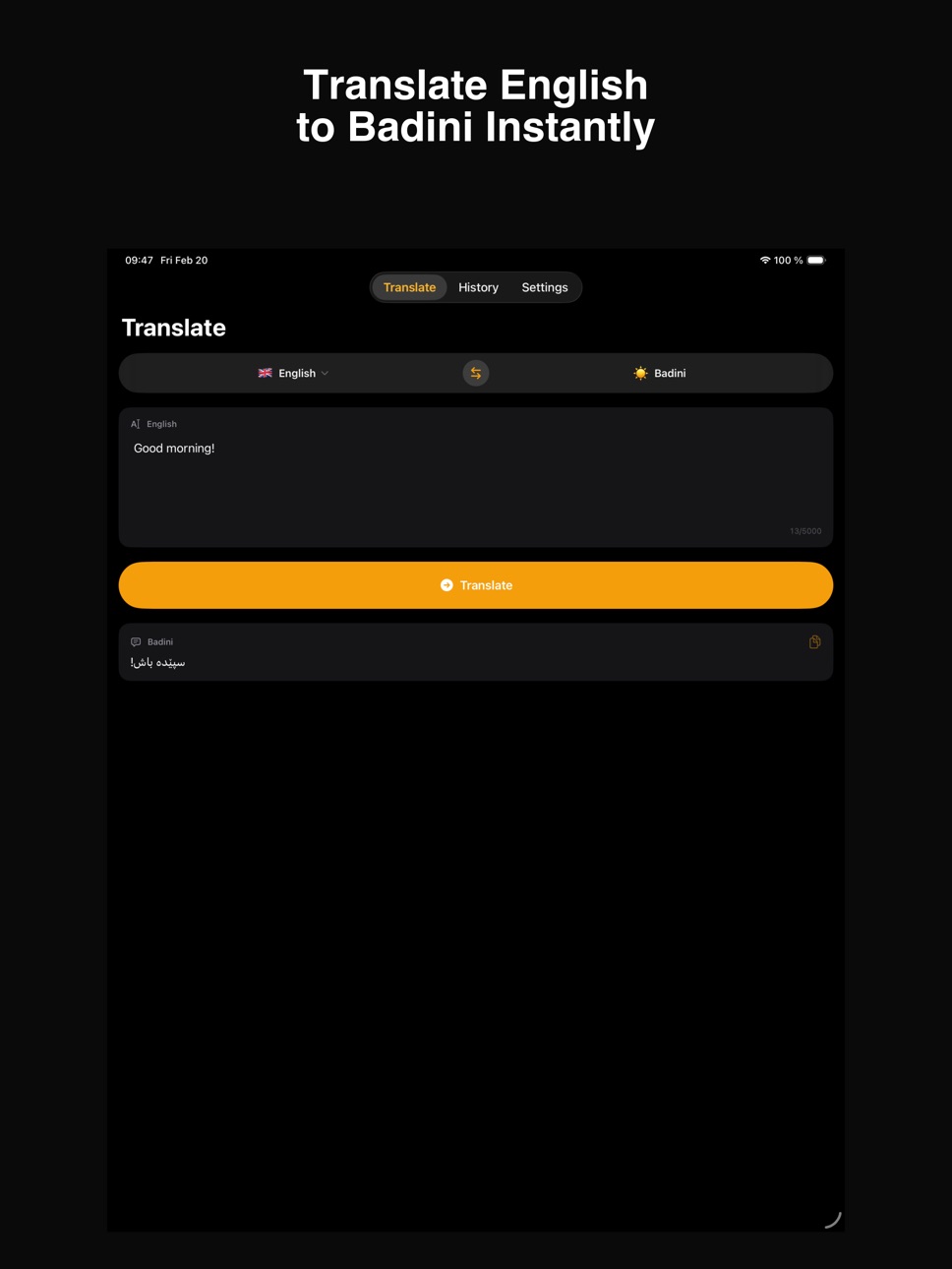 iPad screenshot