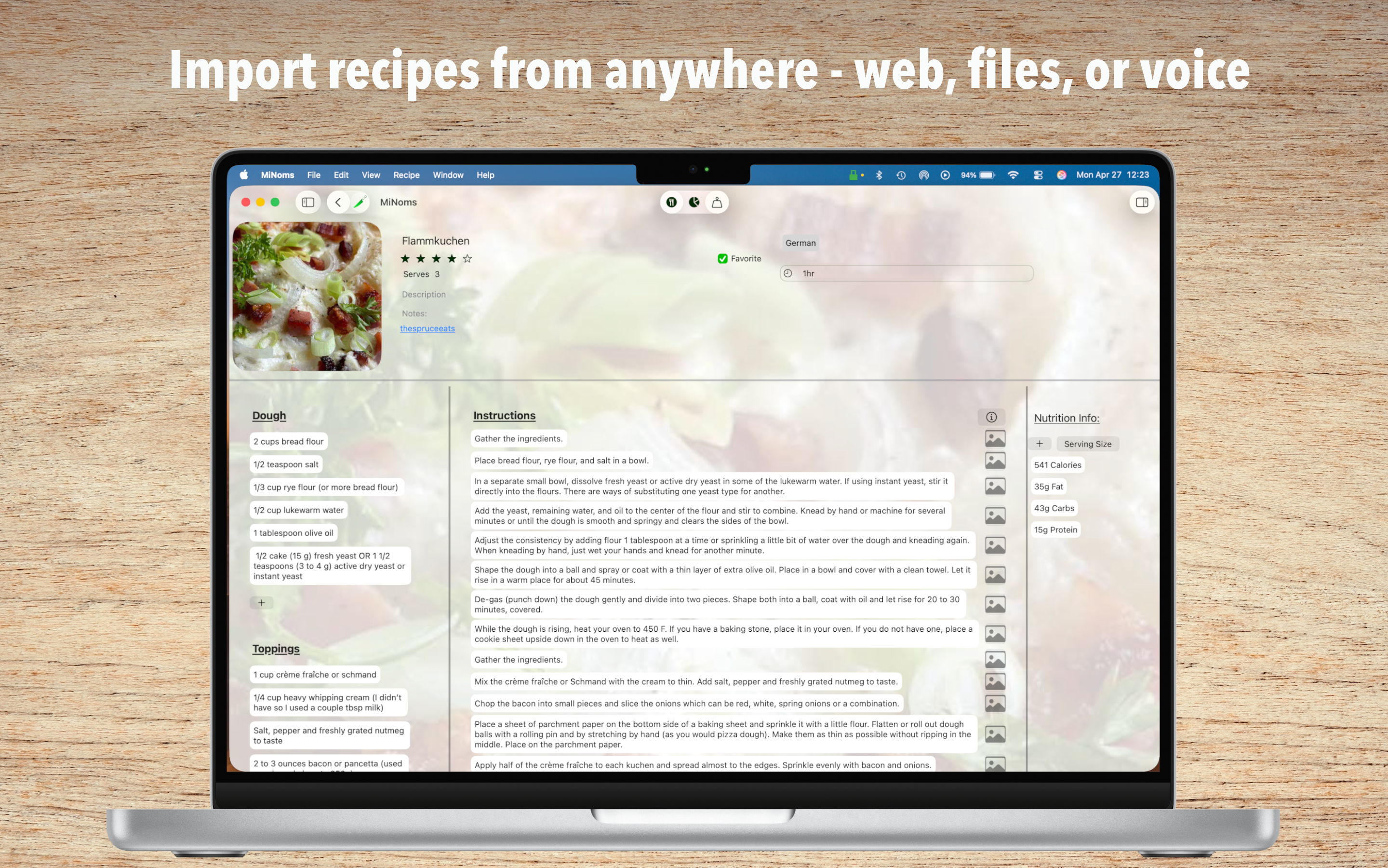 MiNoms - Recipe Organizer screenshot 21