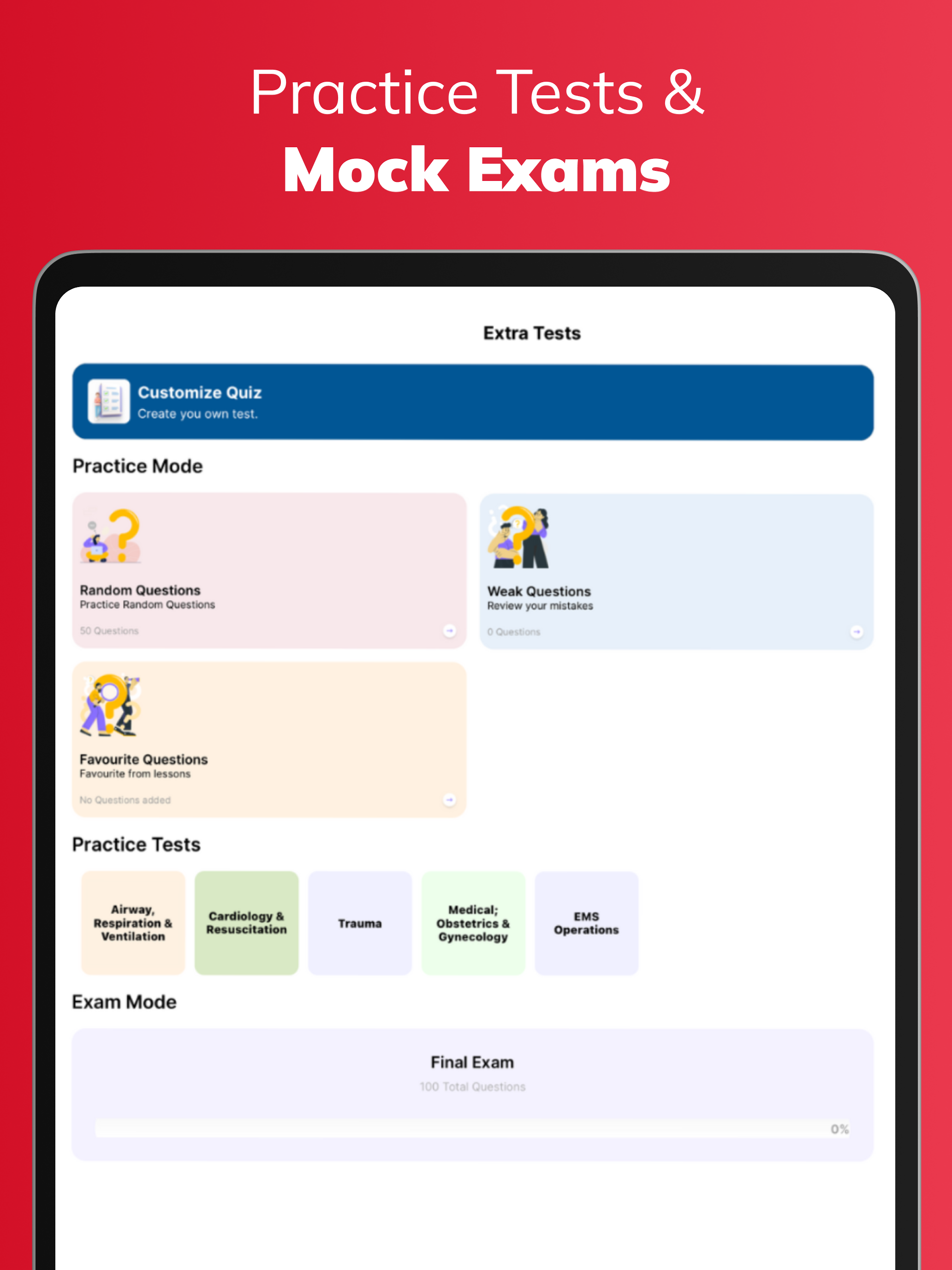 EMT Prep 2025 : Practice Tests