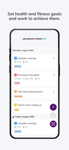406 Bridge Fitness Pro screenshot